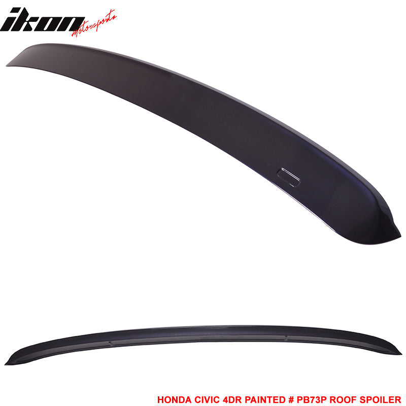 1996-2000 Honda Civic Sedan 4Dr Rear Window Roof Spoiler Wing ABS