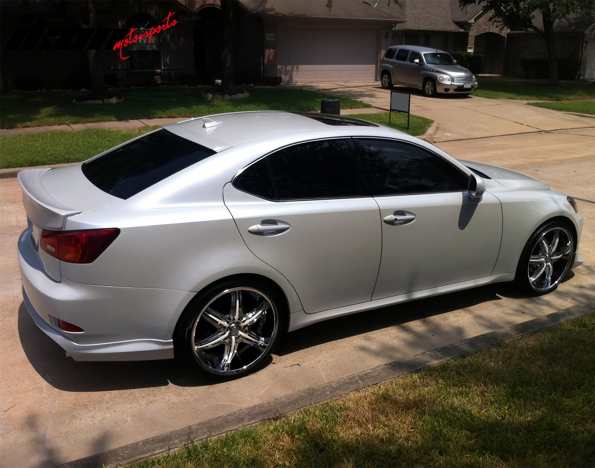 2006-2013 Lexus 2nd Gen IS250 Sedan Unpainted Gray Roof Spoiler ABS