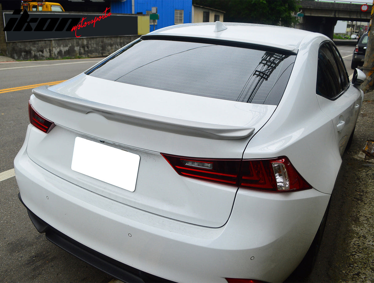 2014-2020 Lexus IS250 Sedan F-Sport Style Unpainted Gray Roof Spoiler