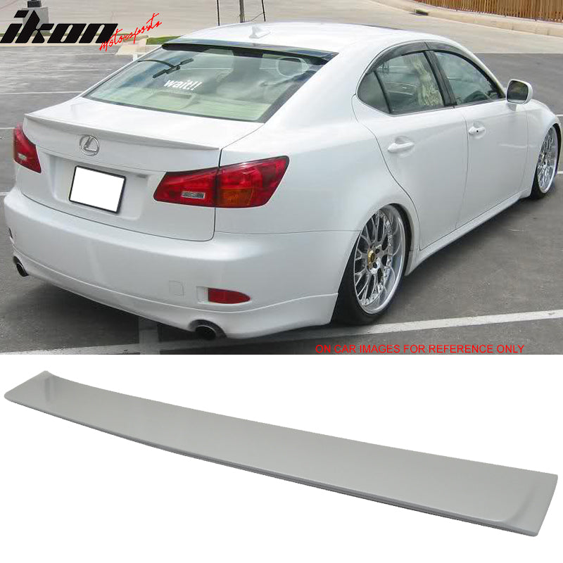 2006-2013 Lexus IS250 IS350 ISF Sedan Saloon Roof Spoiler Wing ABS