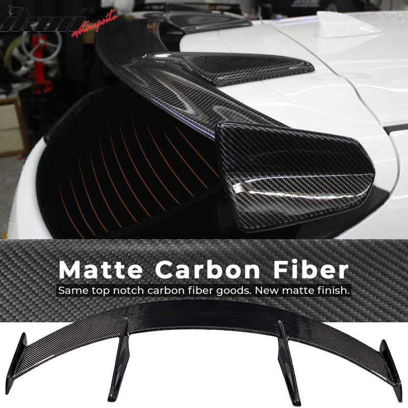 2014-2017 Mazda 3 Hatchback KS Style Carbon Fiber Roof Spoiler Wing