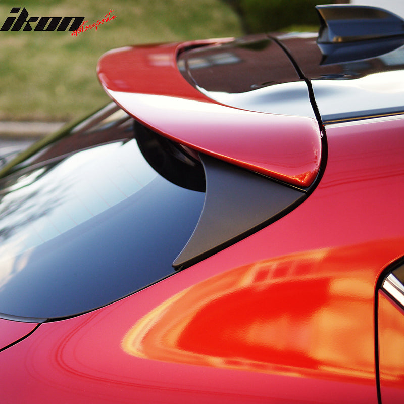 2014-2017 Mazda 3 Hatchback OE Style Unpainted Rear Roof Spoiler ABS