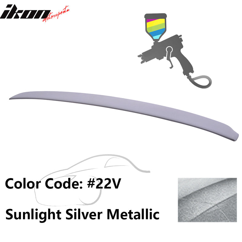 2014-2017 Mazda 3 Sedan 4-Door OE Style Rear Roof Spoiler Lip Wing ABS