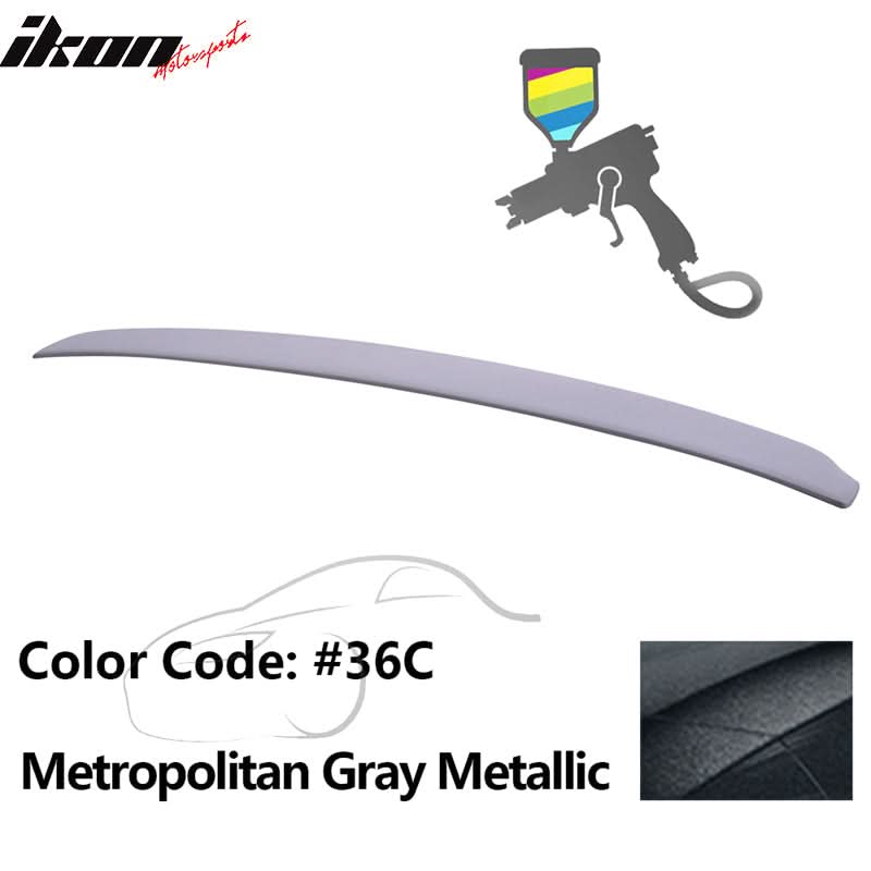 2014-2017 Mazda 3 Sedan 4-Door OE Style Rear Roof Spoiler Lip Wing ABS