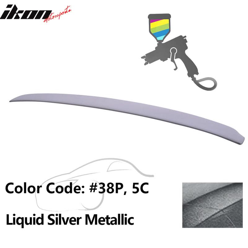 2014-2017 Mazda 3 Sedan 4-Door OE Style Rear Roof Spoiler Lip Wing ABS