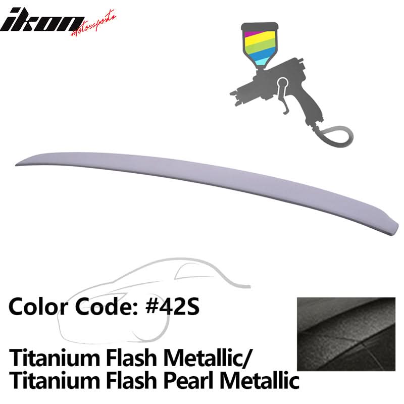 2014-2017 Mazda 3 Sedan 4-Door OE Style Rear Roof Spoiler Lip Wing ABS