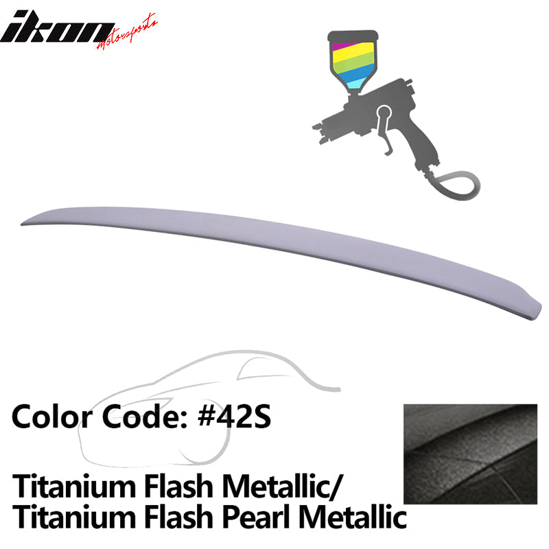 2014-2017 Mazda 3 Sedan 4-Door OE Style Rear Roof Spoiler Lip Wing ABS