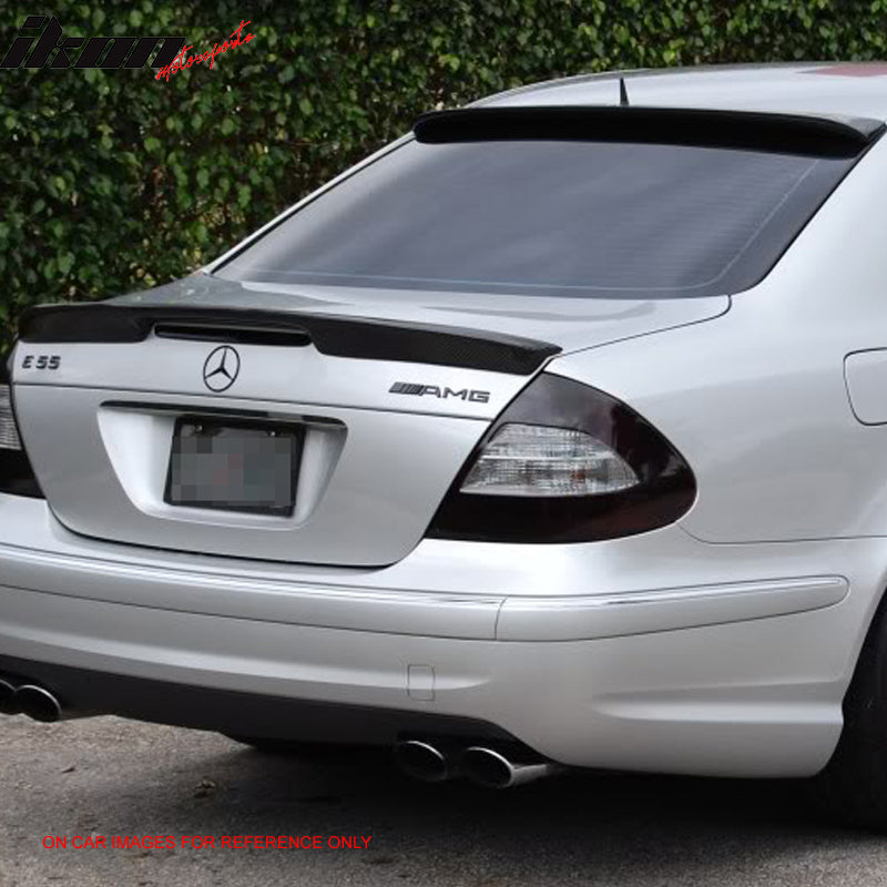 2003-2005 Benz W211 E-Class Sedan Matte Black ABS Roof Spoiler Wing