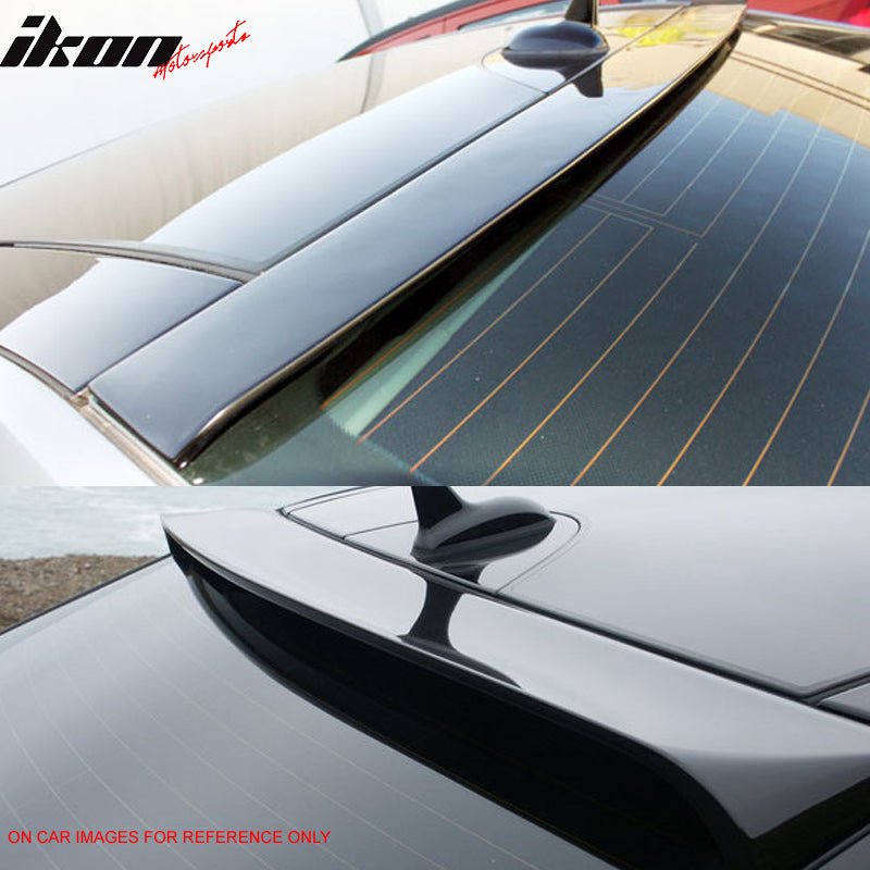 2010-2016 Benz W212 E-Class L Style Matte Black Roof Spoiler Wing ABS