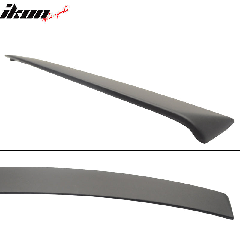 2010-2016 Benz W212 E-Class L Style Matte Black Roof Spoiler Wing ABS
