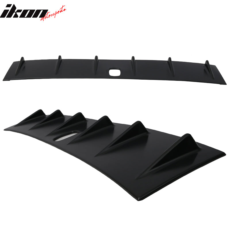 2008-2014 Subaru WRX STI V Style Matte Black Roof Fin Spoiler