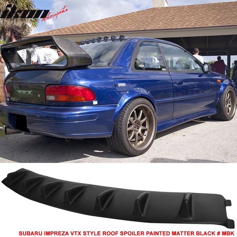 1993-2001 Subaru Impreza VTX Style Fin Rear Roof Spoiler Wing ABS