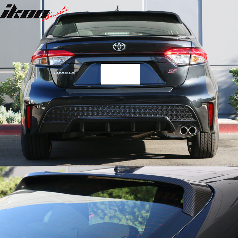 2020-2025 Toyota Corolla Sedan IKON Style Rear Roof Spoiler PP