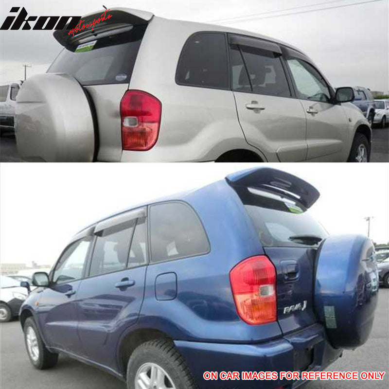 2001-2005 Toyota RAV4 SUV OE Style Painted #202 Black Roof Spoiler ABS