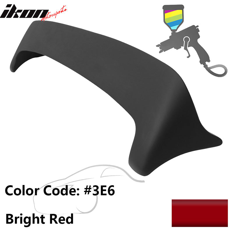 Fits 09-13 Toyota Corolla S LE XLE XRS ABS Rear Roof Spoiler Unblack