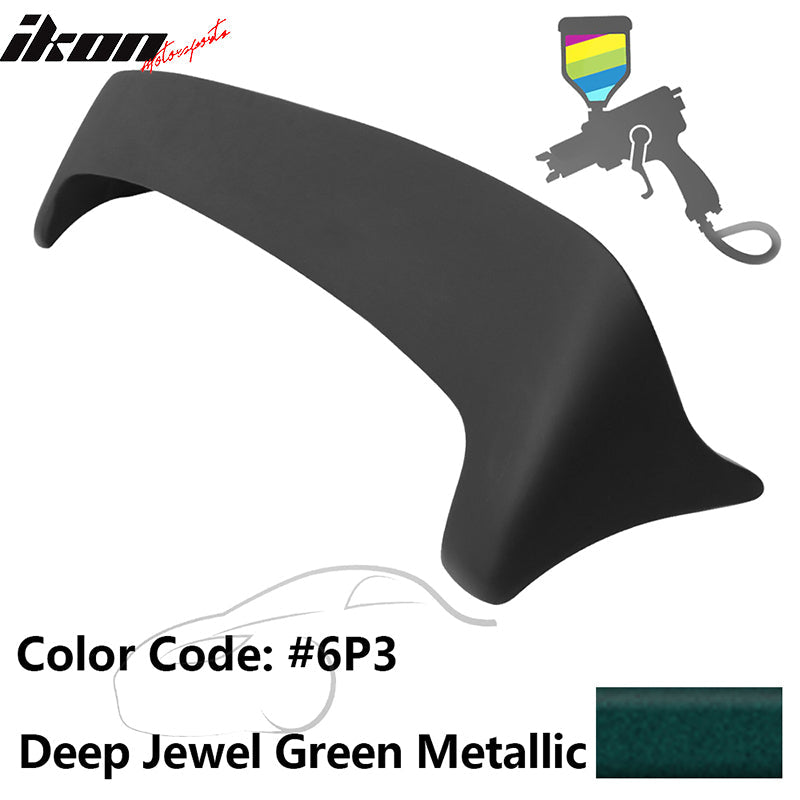 Fits 09-13 Toyota Corolla S LE XLE XRS ABS Rear Roof Spoiler Unblack