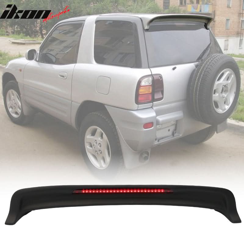 Fits 09-13 Toyota Corolla S LE XLE XRS ABS Rear Roof Spoiler Unblack