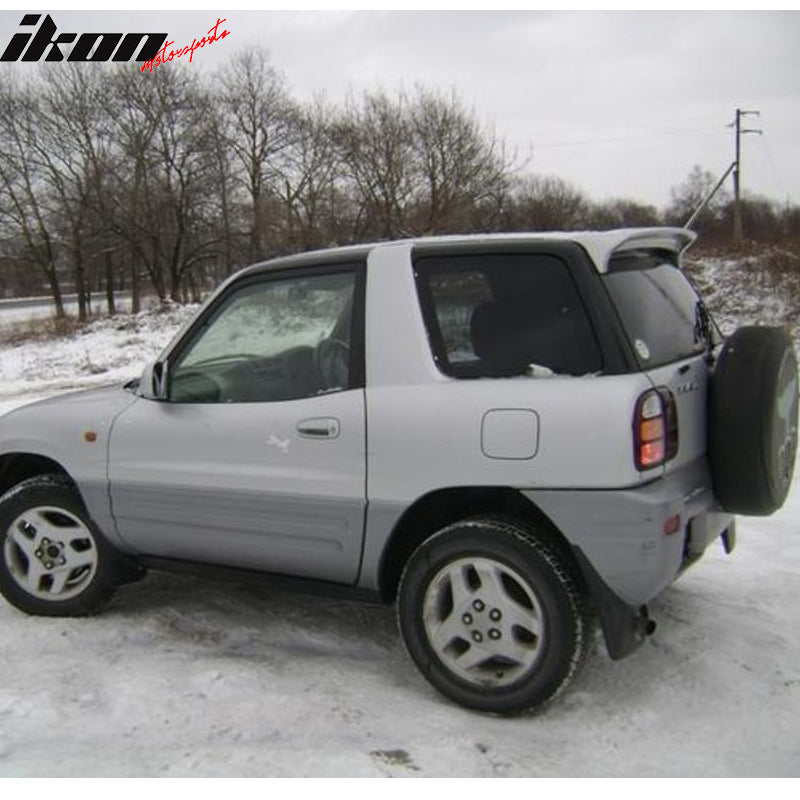 Fits 09-13 Toyota Corolla S LE XLE XRS ABS Rear Roof Spoiler Unblack