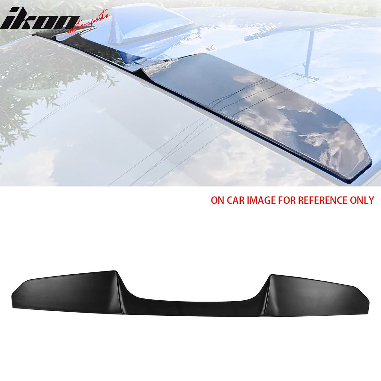 2022-2025 Subaru BRZ Toyota GR86 Roof Spoiler Matte Black Window Visor