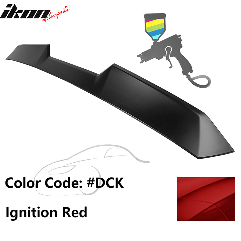 2022-2024 Subaru BRZ Toyota GR86 V Style Rear Roof Spoiler ABS