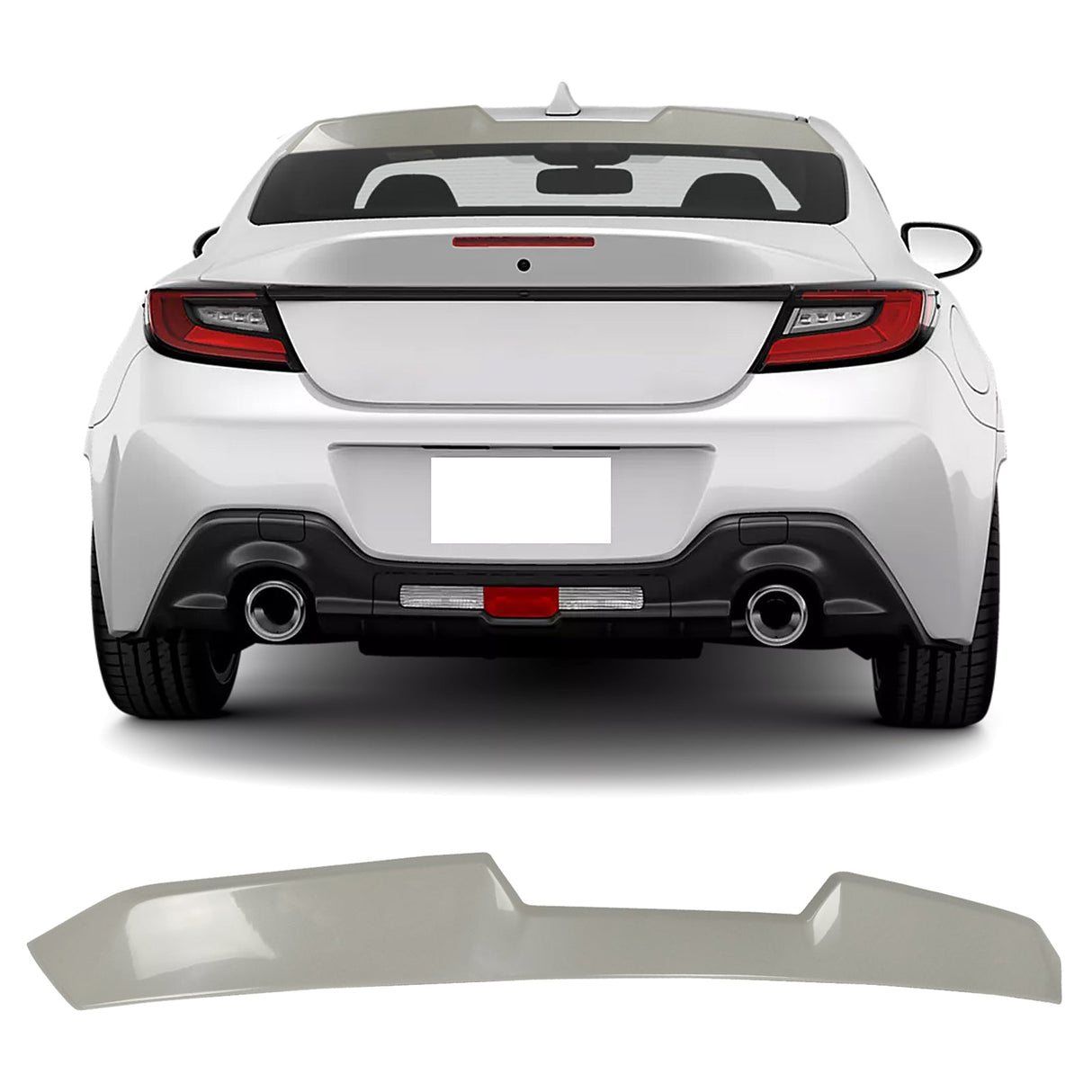 2022-2025 Subaru BRZ Toyota GR86 V Roof Spoiler Wing ABS