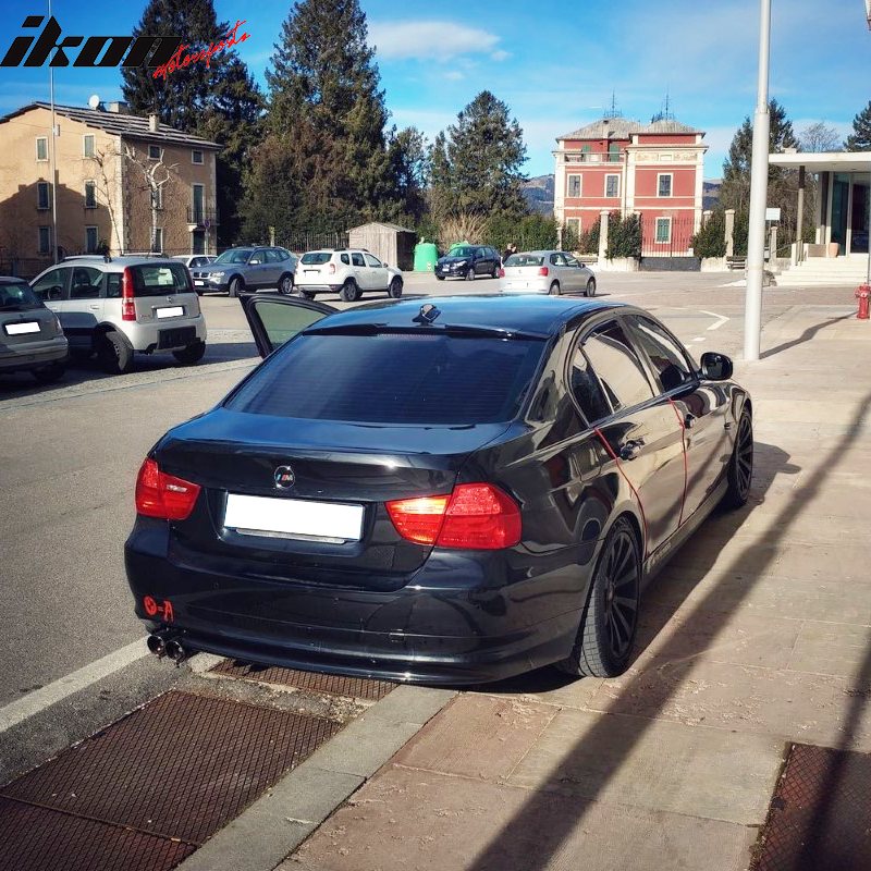 Universal Fitment Carbon Fiber Print Adjustable Rear Roof Spoiler ABS