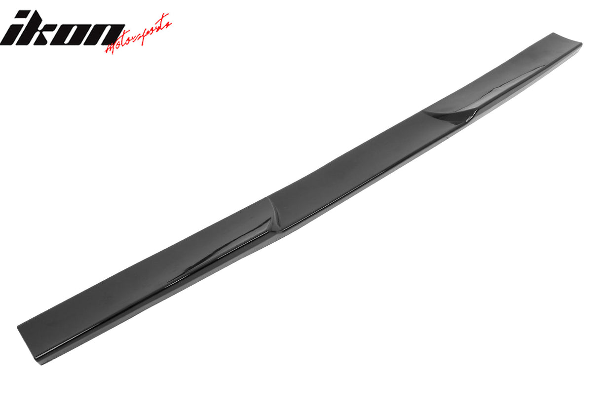 Universal Fitment Gloss Black Adjustable Rear Top Roof Spoiler Lip ABS