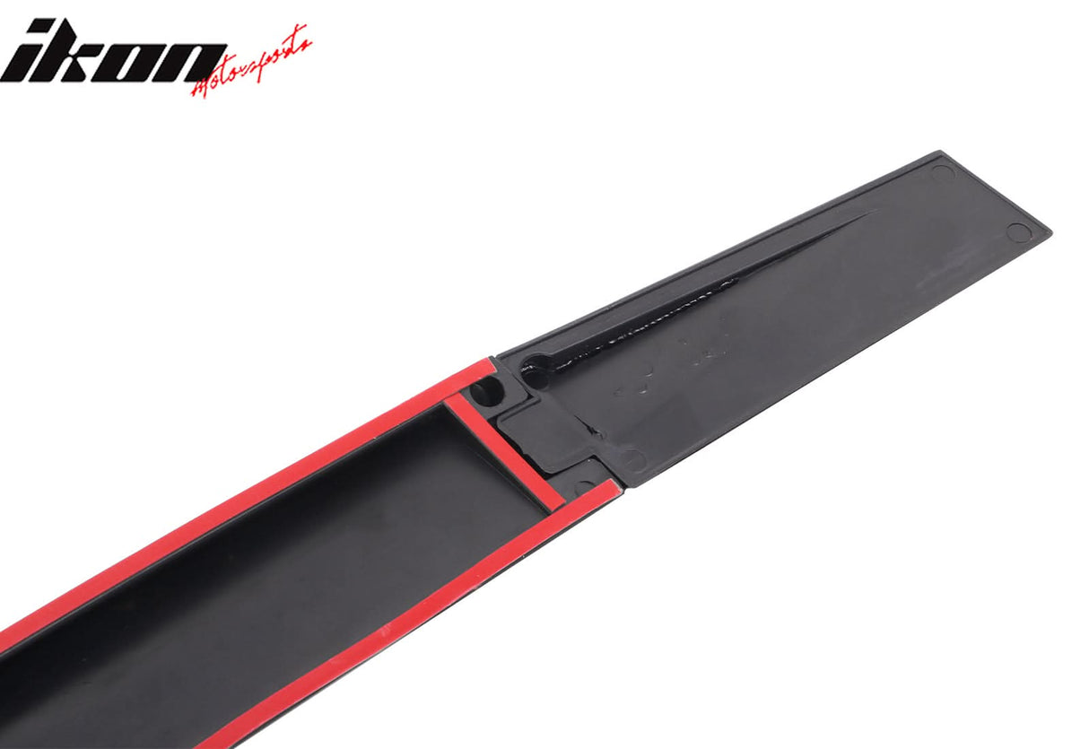 Universal Fitment Rear Window Roof Spoiler Wing Glossy Black