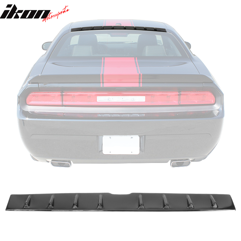 2008-2023 Dodge Challenger IKON Style Shark Fin Roof Vane Spoiler Wing