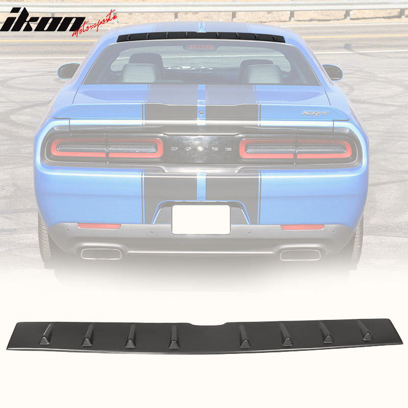2008-2023 Dodge Challenger IKON Style Shark Fin Roof Vane Spoiler Wing