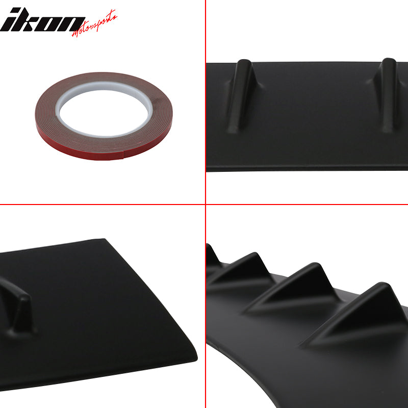 2002-2007 Subaru Impreza WRX STI MR Shark Fin Black Roof Spoiler ABS