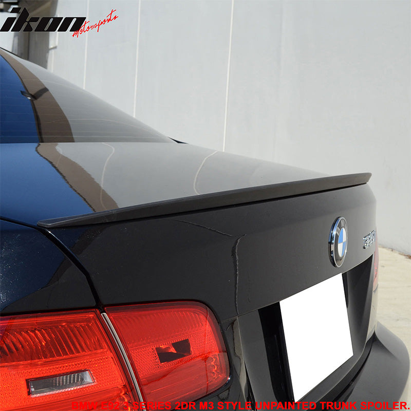 2007-2013 BMW E92 2Dr M3 Type UnRear Spoiler Wing - ABS
