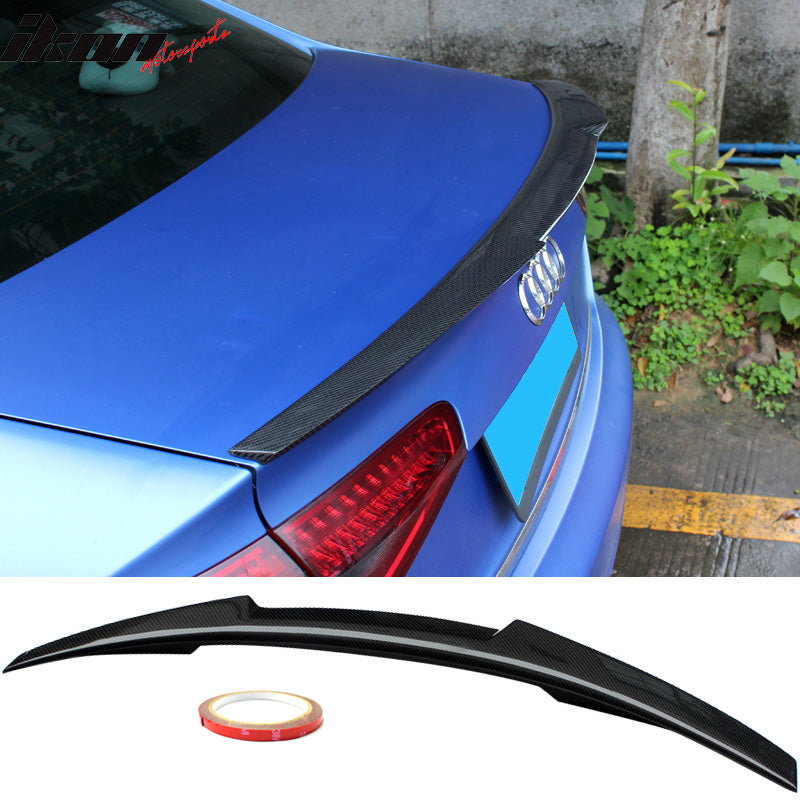 2017-2023 Audi A4 B9 M4 Style Carbon Fiber Trunk Spoiler Wing