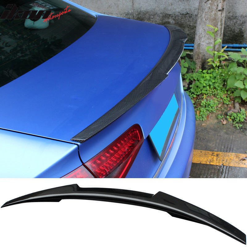 2017-2023 Audi A4 B9 M4 Style Carbon Fiber Trunk Spoiler Wing