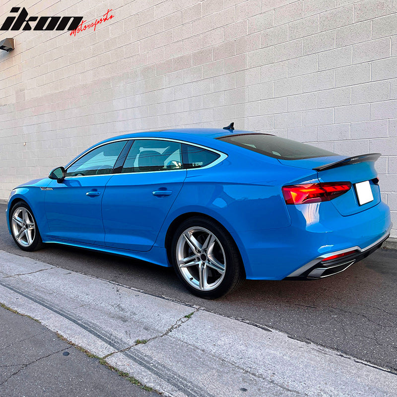 2018-2022 Audi A5 S5 B9 Hatchback C Style Carbon Fiber Trunk Spoiler
