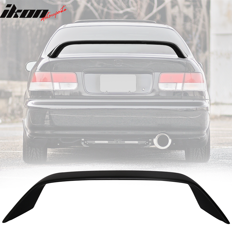 1996-2000Â Honda Civic Coupe EM2 Type R Black Rear Spoiler Wing ABS