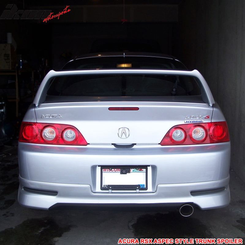 2002-2006 Acura RSX Aspec Style Rear Trunk Spoiler Deck Wing Lid ABS