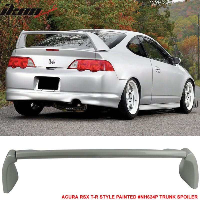2002-2006 Acura RSX T-R Aspec Painted #NH624P Rear Spoiler Wing + Lid