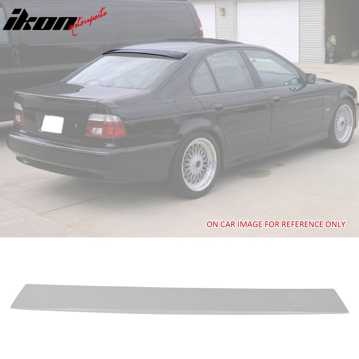 1997-2003 BMW E39 5 Series M5 4Dr AC Style Unpainted Gray Roof Spoiler