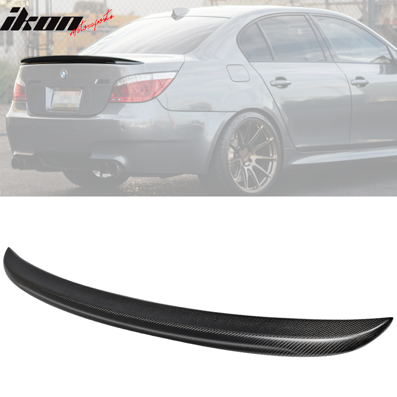 2004-2010 BMW 5 Series E60 Sedan M5 Style Carbon Fiber Trunk Spoiler