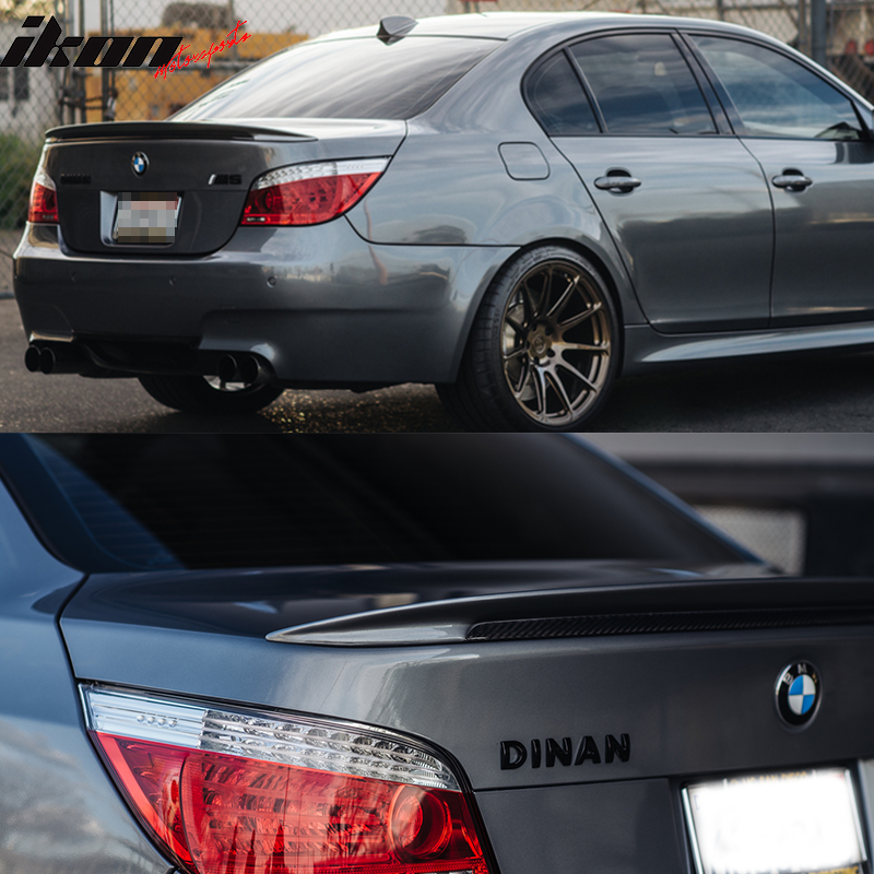 2004-2010 BMW 5 Series E60 Sedan M5 Style Carbon Fiber Trunk Spoiler