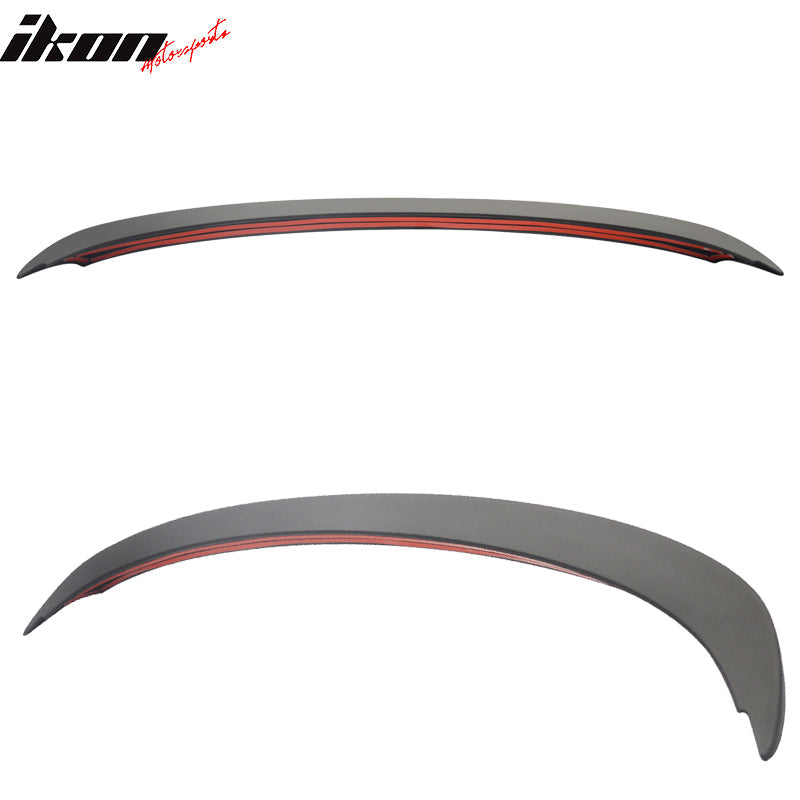 2006-2011 BMW E90 3 Series Sedan A Style Matte Black Rear Spoiler Wing