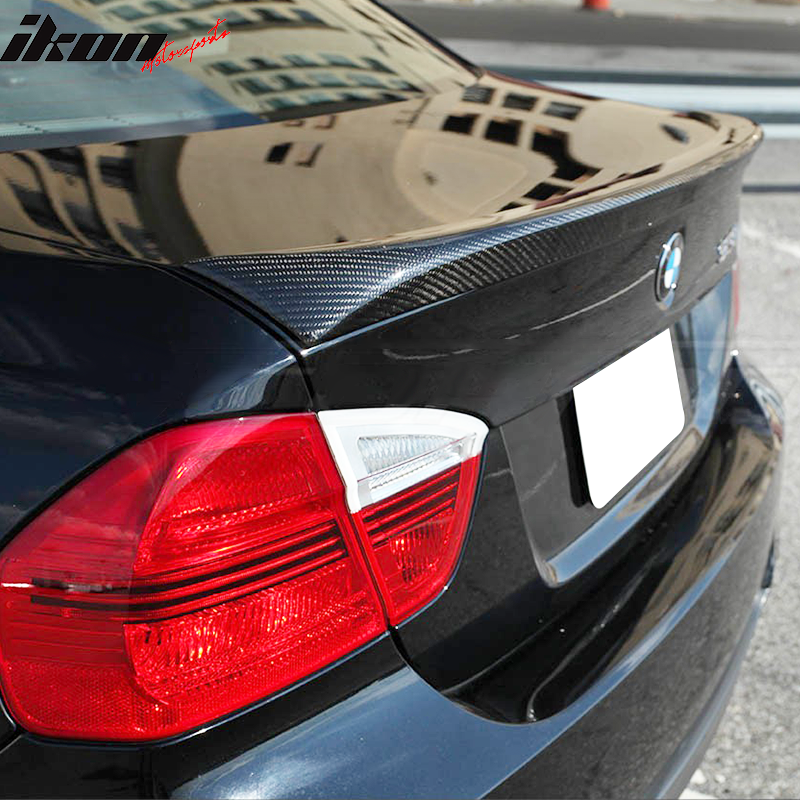 2006-2011 BMW 3 Series E90 Sedan M3 Style Carbon Fiber Trunk Spoiler