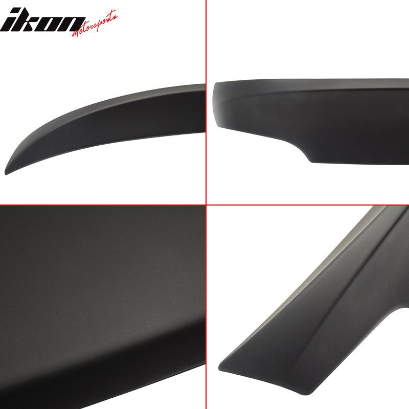 2007-2013 BMW E92 3 Series Coupe CSL Matte Black Rear Spoiler Wing ABS