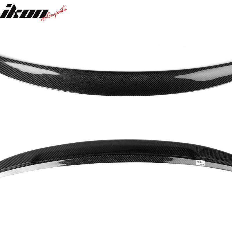 2007-2013 BMW 3 Series E92 P Style Trunk Spoiler Matte Carbon Fiber
