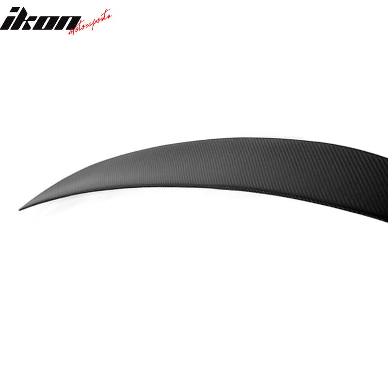 2007-2013 BMW 3 Series E92 P Style Trunk Spoiler Matte Carbon Fiber