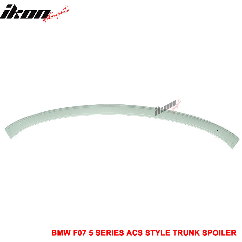 2010-2015 BMW F07 535i GT Hatchback A Style Unpainted Roof Spoiler ABS