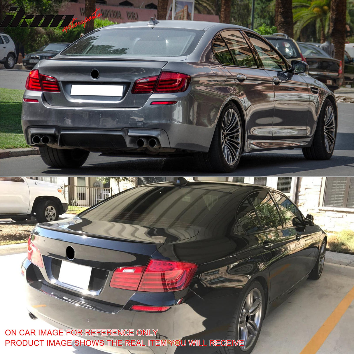 2011-2017 BMW F10 5-Series M5 Style Rear Spoiler Wing ABS Painted