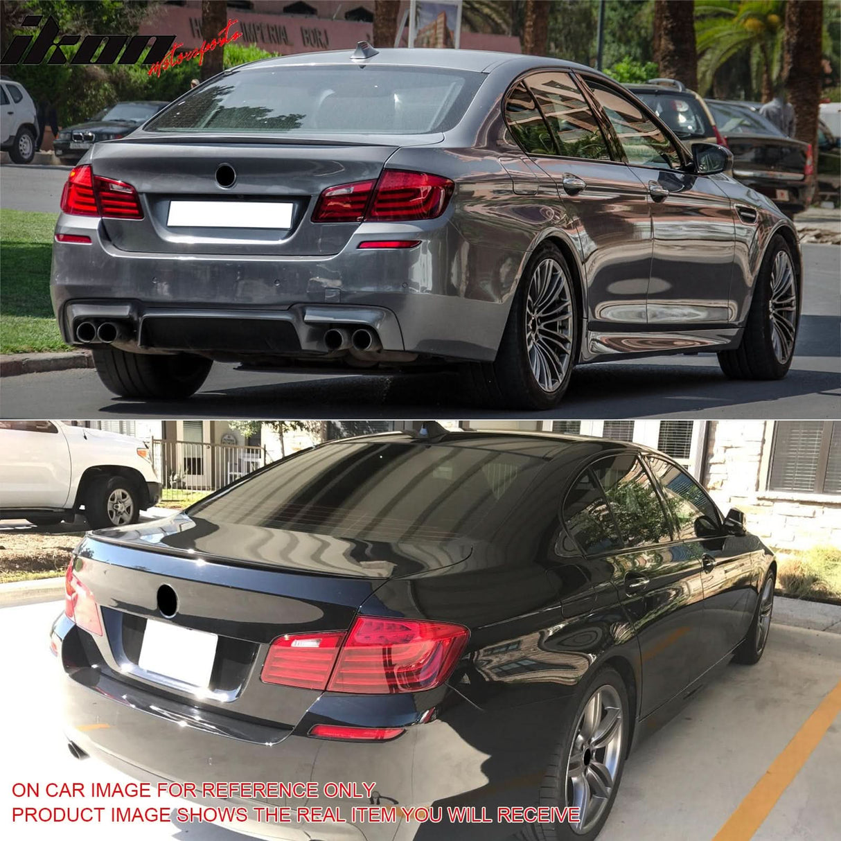 2011-2017 BMW F10 5-Series M5 Style Rear Spoiler Wing ABS Painted