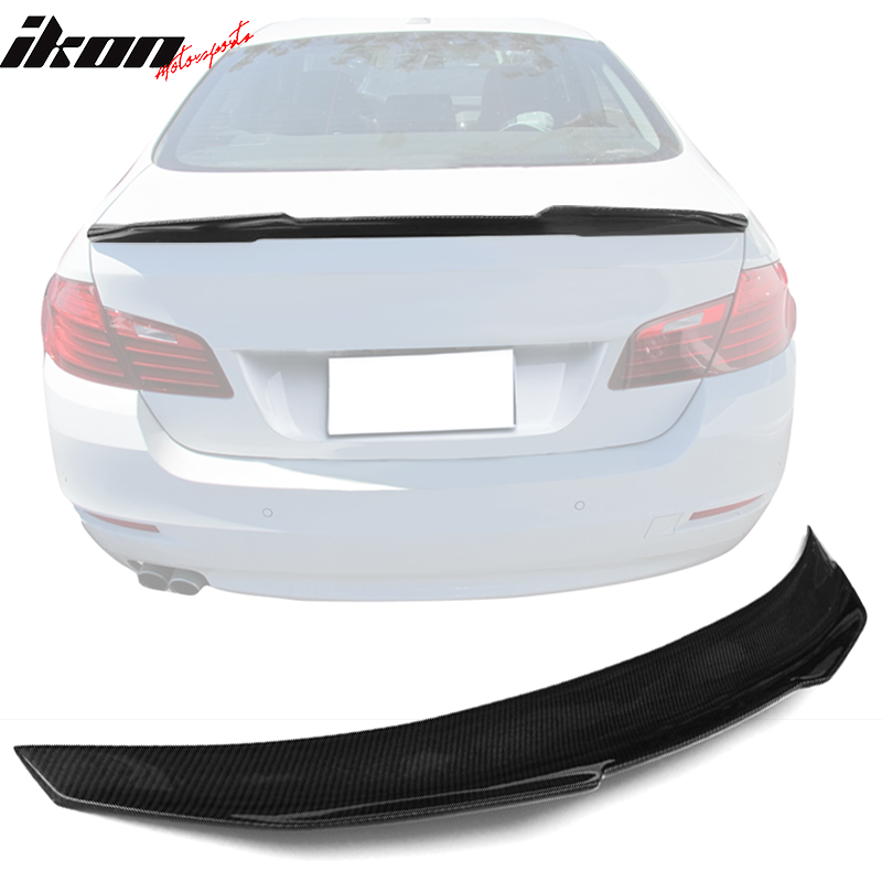 2011-2017 BMW 5-Series F10 PSM Style Carbon Fiber Rear Trunk Spoiler